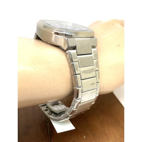 GV2 Gevril Men's Watch 18117B Potente Swiss Automatic Blue Dial Silver Steel - Picture 12 of 14